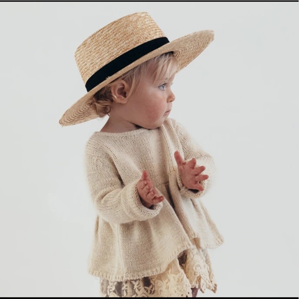 Janessa Leone Klint MINI - kids straw hat